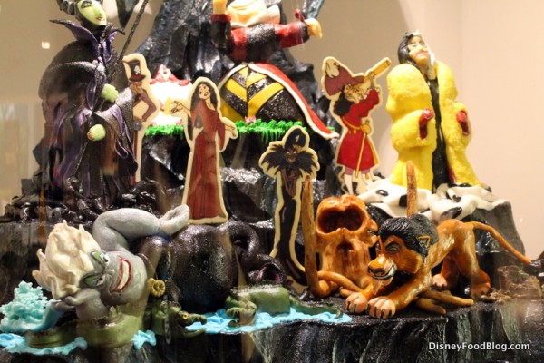 Disney Villians chocolate sculpture