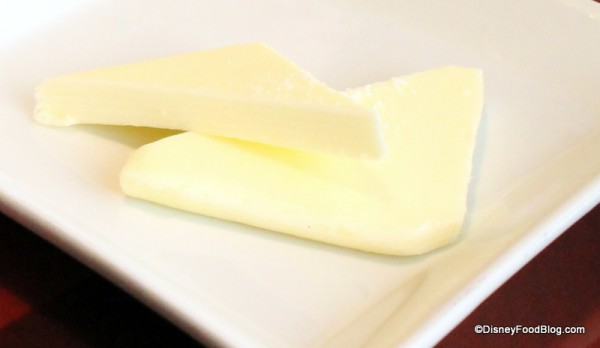 Butter dusted with salt