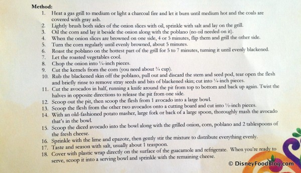 Grilled Corn and Poblano Guacamole -- Method