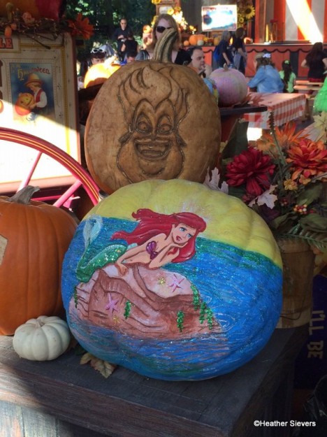 Ursula and Ariel Pumpkins