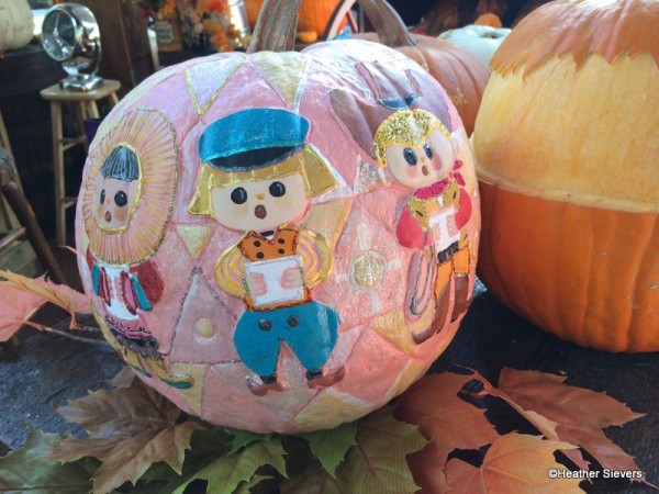 Mary Blair Inspired Small World Pumpkin
