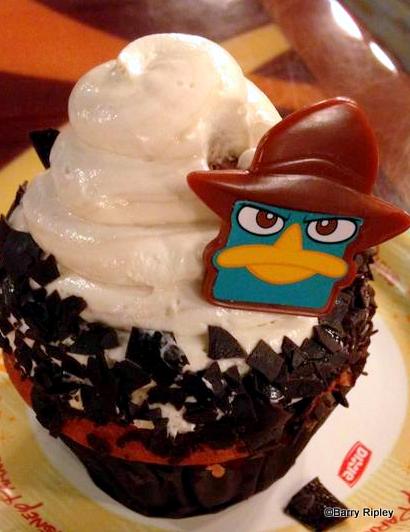 Agent P Cherry Chocolate Cupcake