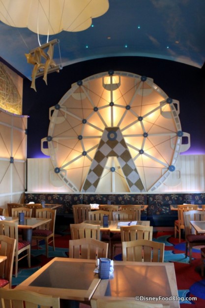 Backlit Ferris Wheel