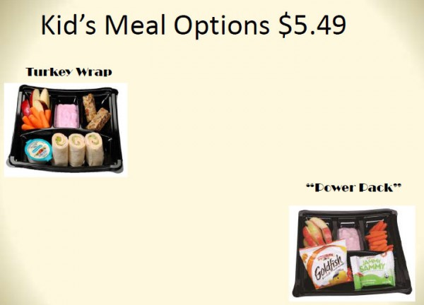 Kid Meal Options