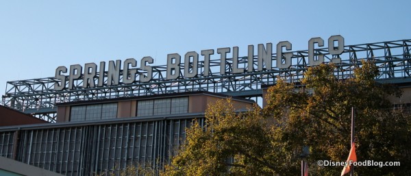 Springs Bottling Co. sign