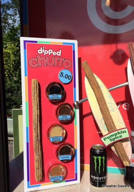 Dipped Churros Menu