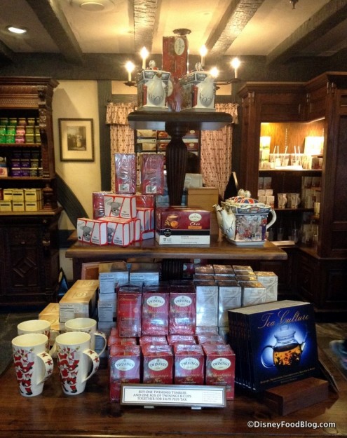 Display at The Tea Caddy