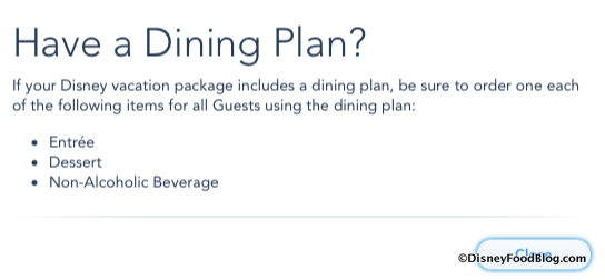 Be Our Guest Restaurant Preorder process screenshots 20