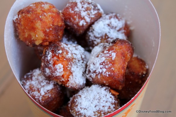 Sugar-dusted nuggets