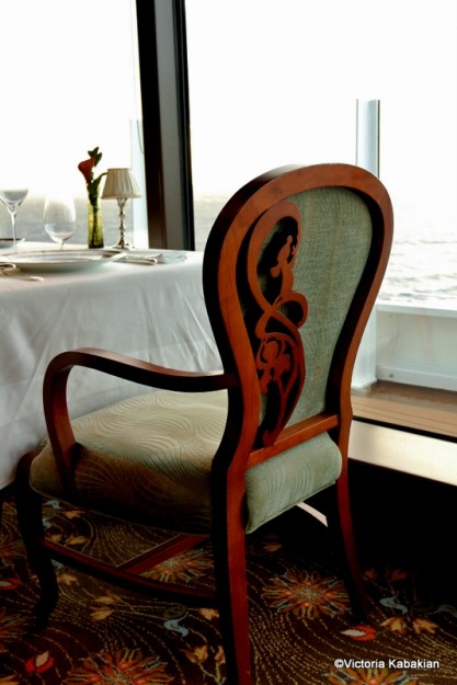 Rat detail on the back of a chair