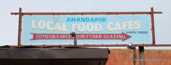 Local Food Cafes sign