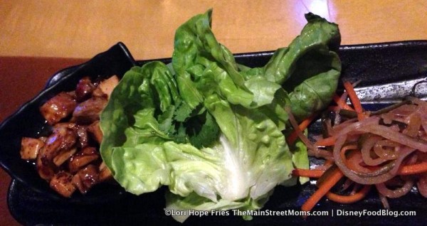 Chicken Lettuce Wraps, pre-assembly