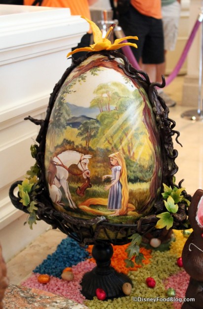 Rapunzel Painted Egg