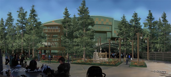 New Soarin' Over California Entrance