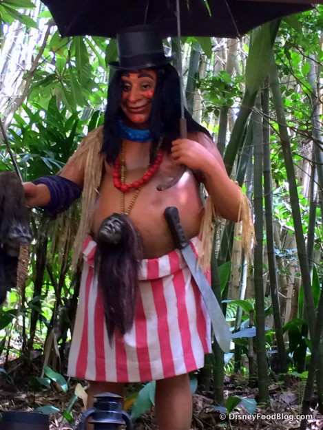 Trader Sam from Disney World's Jungle Cruise