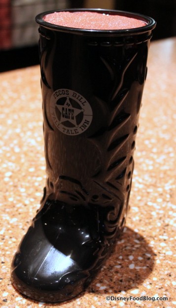 Pecos Bill's Souvenir Boot -- Up Close