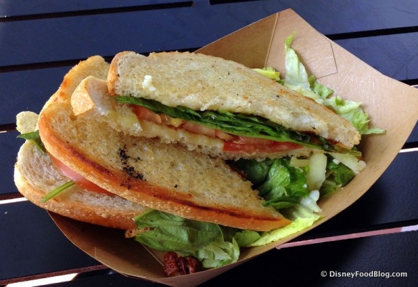 Fontina and Tomato Basil Grilled Cheese Sandwich