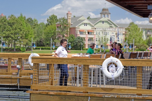 The Boathouse outdoor seating