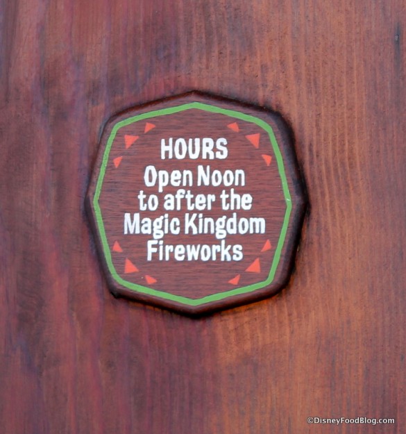 Operating Hours for Barefoot Pool Bar