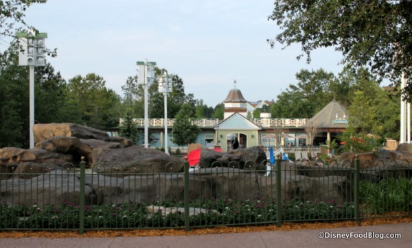 View from outdoor seating