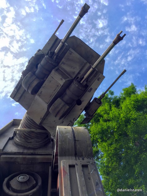 AT-AT outside of Star Tours attraction