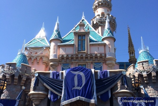 Disneyland's Sleeping Beauty Castle Sports new Bling for the 60th