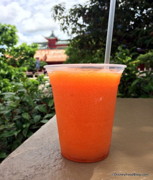 Green Tea Plum Slush