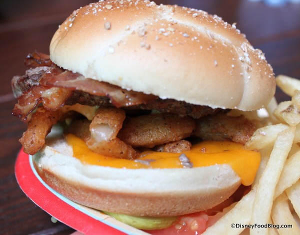 1/3 Pound Angus Onion Straw Burger