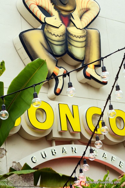 Bongos Cuban Café sign