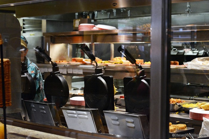 View into the kitchen.
