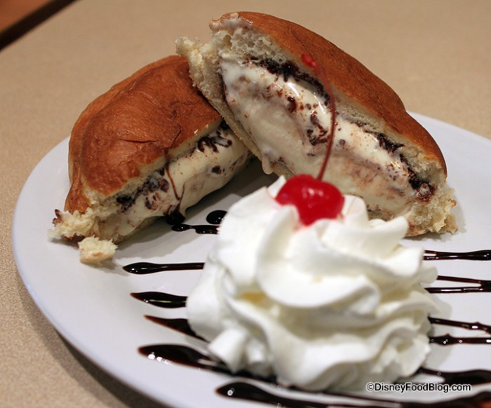 Ice Cream Panini Close Up