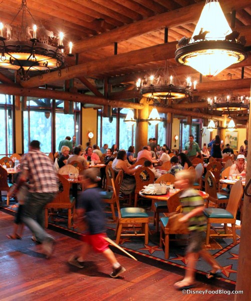 Dining Room During Morning Races