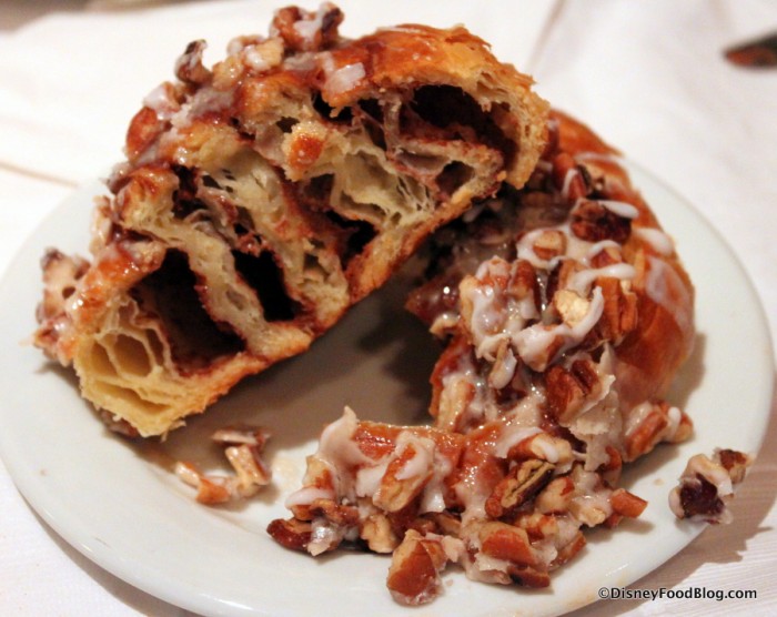 Pecan Sticky Bun -- Inside