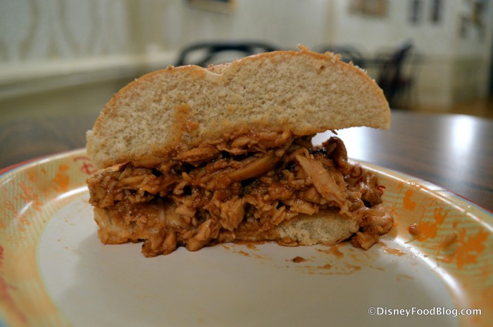 Barbecued Chicken Sandwich