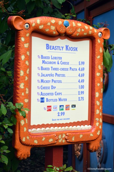 New Menu at Beastly Kiosk