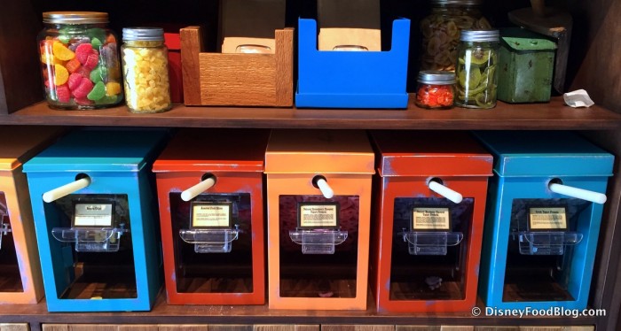 Lower Bulk Bins with Dried Fruit