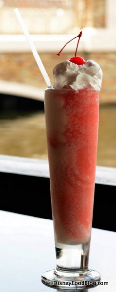 Strawberry-swirled Colada