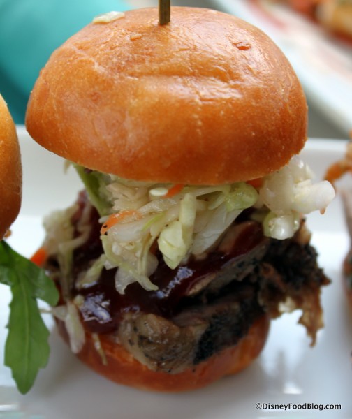 Barbecue with Tangy Slaw Slider