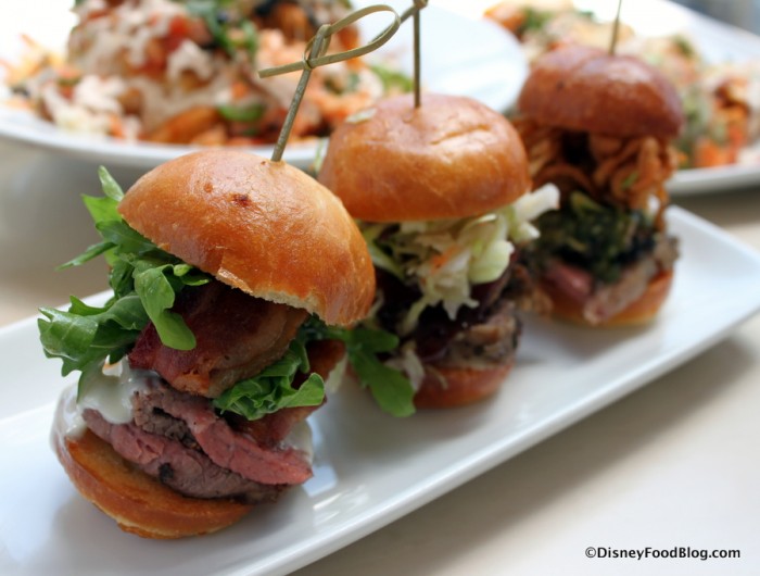 Trio of Tri-Tip Sliders