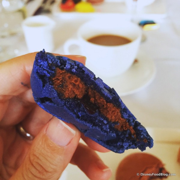 Blackberry Macaron -- Inside