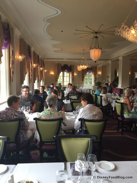 Long View of the Restaurant During a Food and Wine Festival Event