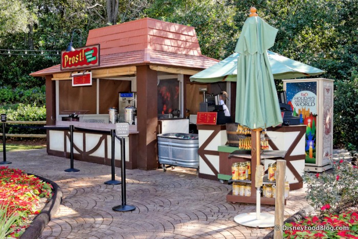 Prost Kiosk in the Germany Pavilion