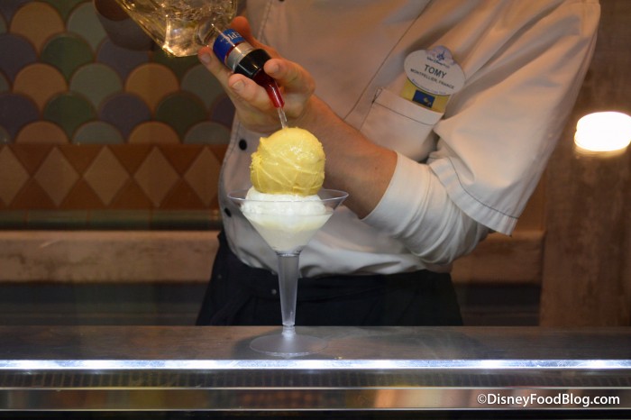 Cast Member Preparing Ice Cream Martini