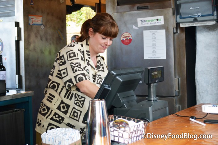 Thirsty River Bar and Trek Snacks Bartender 