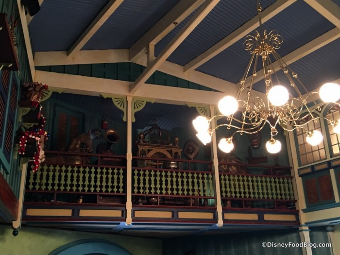 Artifacts housed upstairs