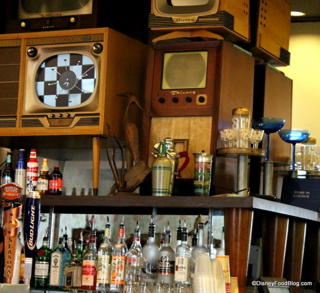 Decor Details at the Tune-In Lounge