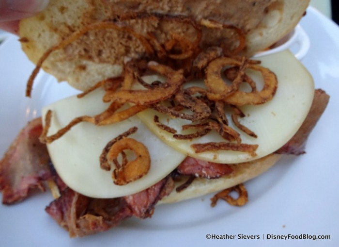 Inside the Beef Brisket Sandwich