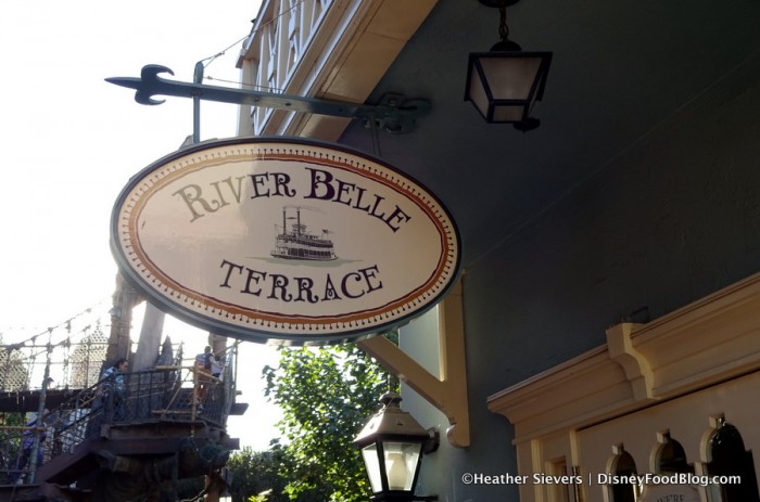 River Belle Terrace sign