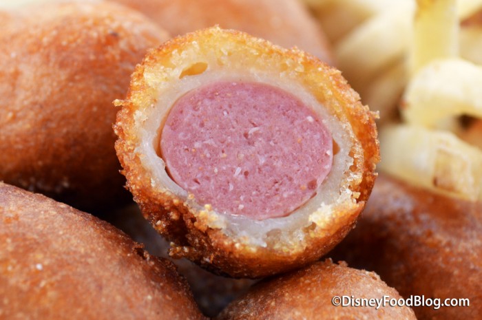Corn Dog Nugget Cross-Section