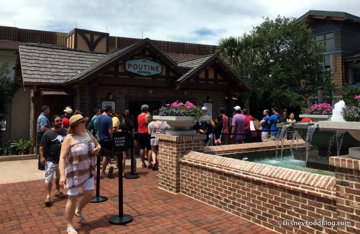 The lines at The Daily Poutine